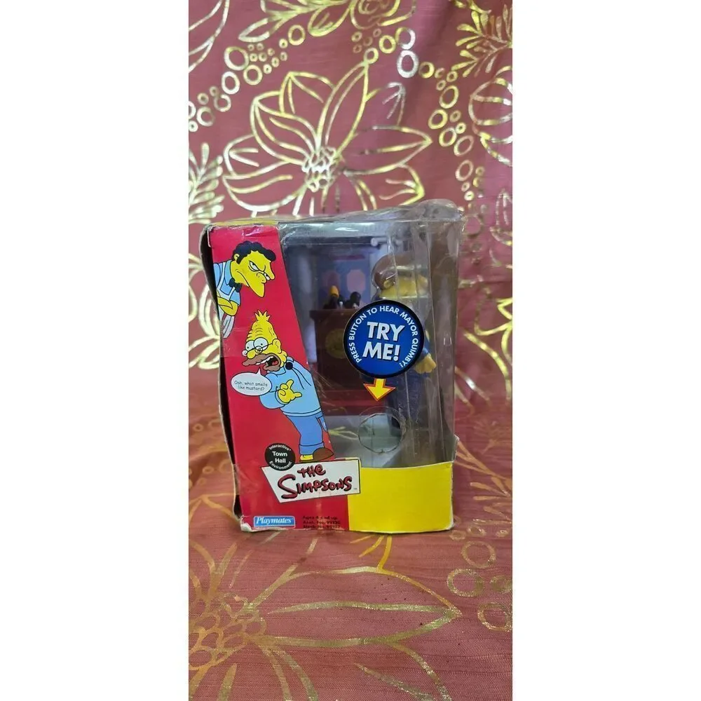Playmates Toys The Simpsons Interactive Town Hall Environment, Mayor Quimby